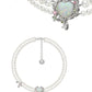 BOONEE _ Opal Garden Collection - Double layer pearl necklace
