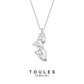 TOULES_Falling leaf pendant necklace