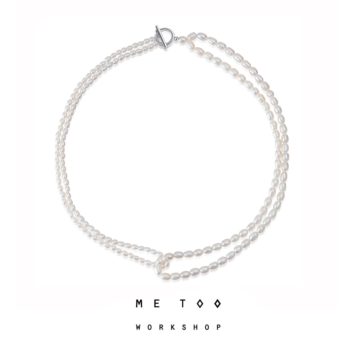 METOO_ Double pearl necklace