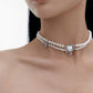 BOONEE _ Opal Garden Collection - Double layer pearl necklace