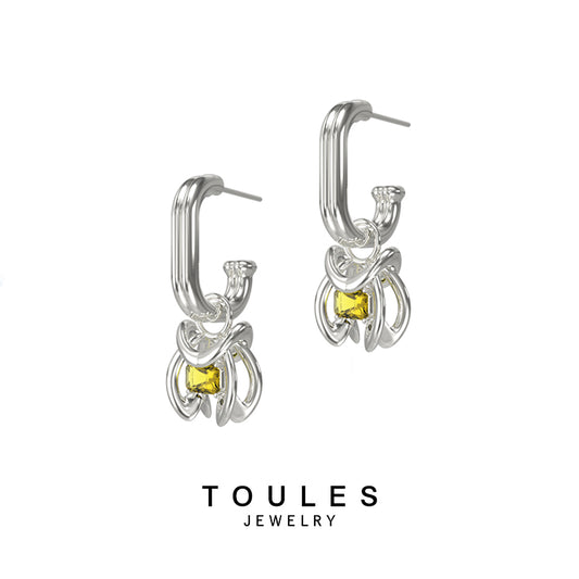 TOULES _ Kirby's Dream Land-Pendant earrings