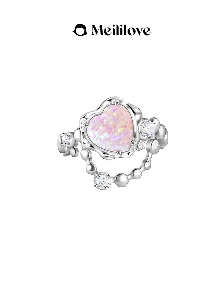 Meililove_"Neon Heart Light" - Ring