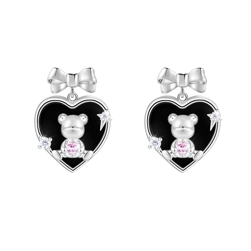 Meililove -Guardian Sweetheart earrings