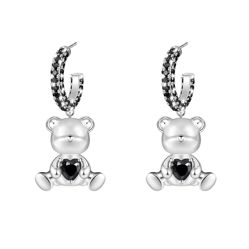 Meililove - The bear's dream earrings