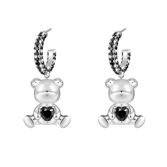 Meililove - The bear's dream earrings