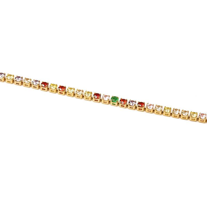 Classic line - coloured zircon bracelets