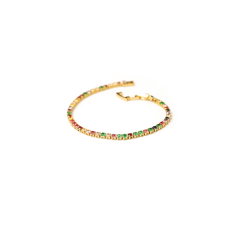 Classic line - coloured zircon bracelets