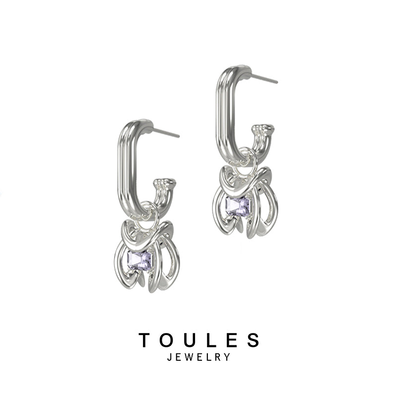 TOULES _ Kirby's Dream Land-Pendant earrings